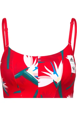 adidas Thebe Magugu Studio Light-Support Bra Red