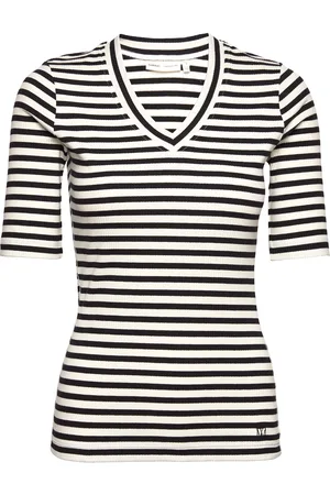 INWEAR Dagnaiw Striped V T-Shirt Patterned
