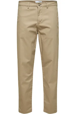 SELECTED Slh172-Slimtape-New Miles Flex Pant N Beige