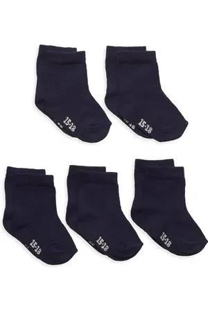 Minymo Ankle Sock -Solid Blue