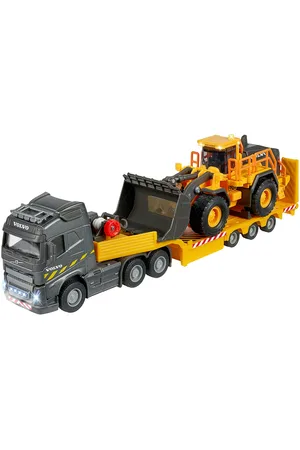 Majorette Grand Series Volvo Fh-16 Truck + Wheel Loader L350H Patterned