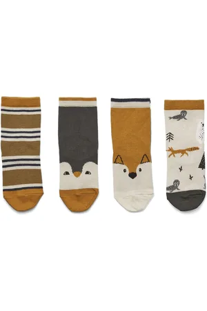Liewood Silas Cotton Socks - 4 Pack Patterned