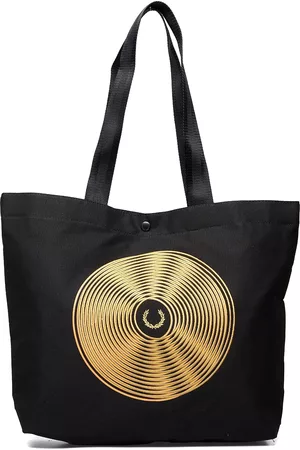 Fred Perry Naiset Ostoskassit - Disc Graphic Tote Black