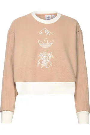 adidas Graphic Polar Fleece Sweatshirt Beige
