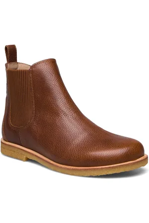 ANGULUS Booties - Flat - With Elastic Brown