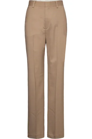 Filippa K Cara Flannel Trousers Brown