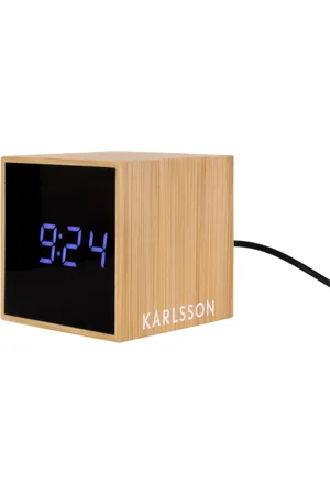 Karlsson Alarm Clock Mini Cube Beige