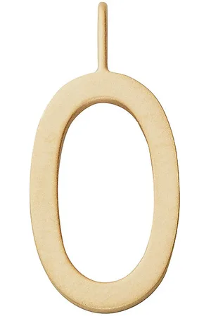 Design Letters 16Mm Matt 18K Plated Silver A-Z