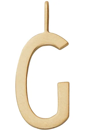 Design Letters 16Mm Matt 18K Plated Silver A-Z