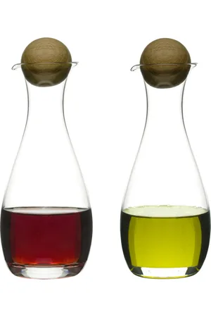 Sagaform Nature Oil/Vinegar Bottles Oak Stoppers, 2-Pack