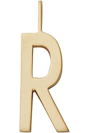 Design Letters 16Mm Matt 18K Plated Silver A-Z