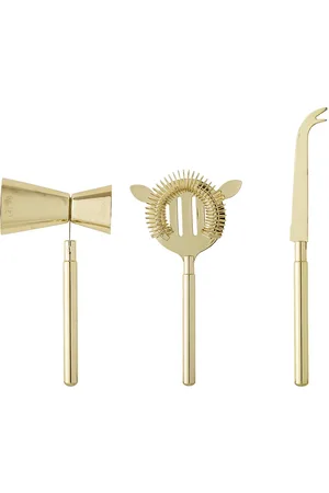Bloomingville Cocktail Bar Set, Guld, Rustfri Stål