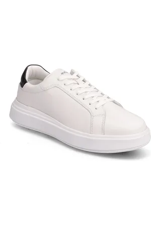 Calvin Klein Low Top Lace Up Lth White