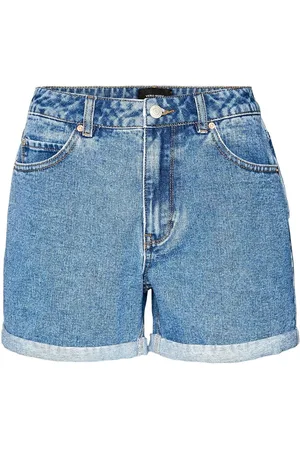 VERO MODA Vmzuri Hr Loose Shorts Mix Blue