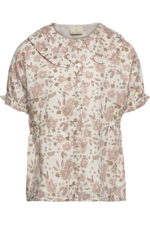 EN FANT Shirt Flower Woven Pink