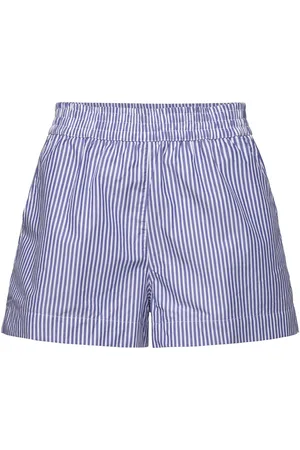 French Connection Rhdes Pop Strp Pul On Shrt Blue