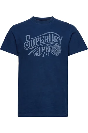 Superdry Vintage Script Indigo Ww Tee Blue