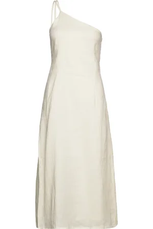 FAITHFULL THE BRAND Soko Midi Dress Cream