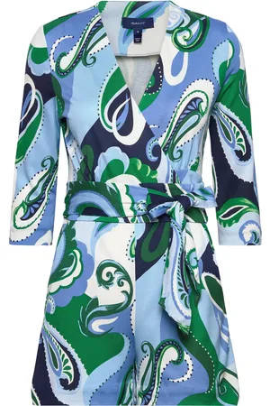GANT D1. Paisley Playsuit Blue