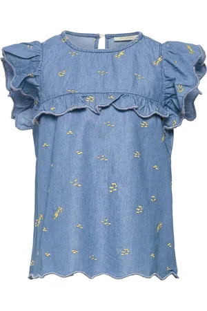 Soft Gallery Sgflorin Chambray Top Blue