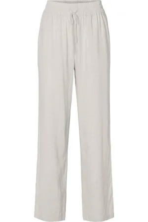 SELECTED Slfviva-Gulia Mw Long Linen Pant Beige