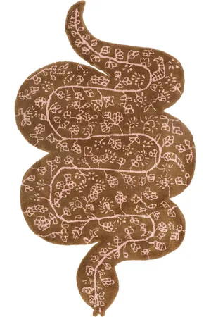 Bongusta Snake Rug Brown