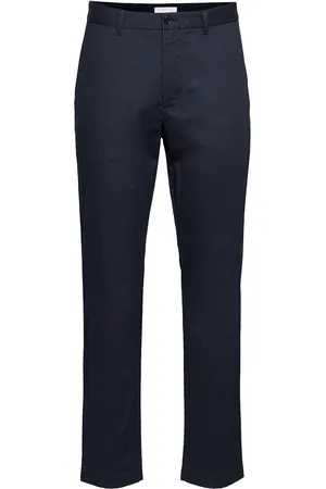 WoodWood Marcus Light Twill Trousers Blue