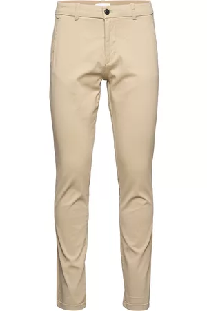 Lindbergh Miehet Chinot - Superflex Chino Pants Grey