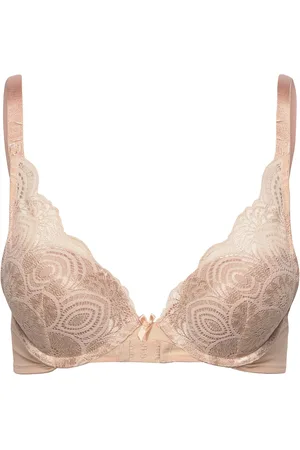 Wonderbra Glamour Refined Triangle Bra Beige