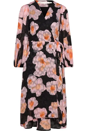 INWEAR Basiraiw Wrap Dress Pink
