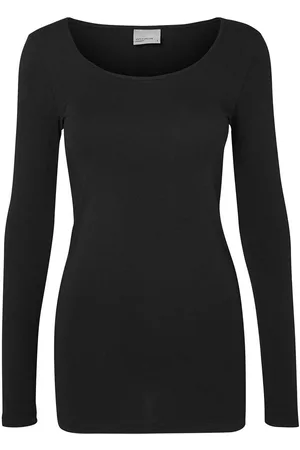 VERO MODA Vmmaxi My Ls Soft Long U-Neck Noos