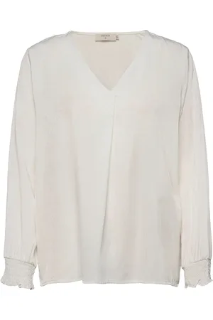 Cream Fengcr Blouse White