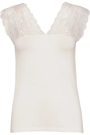 Culture Cupoppy Lace Top White