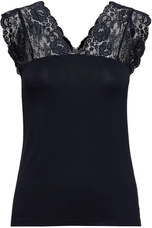Culture Cupoppy Lace Top Black
