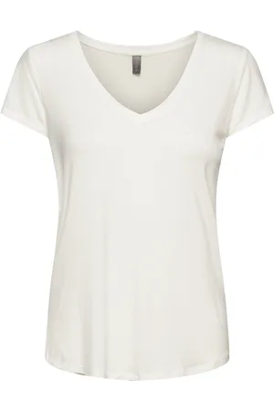 Culture Cupoppy V-Neck T-Shirt White