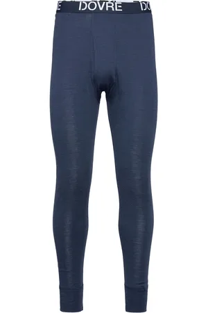 Dovre Wool Long Johns Blue