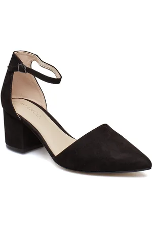Bianco Biadevived Pump Micro Suede Black