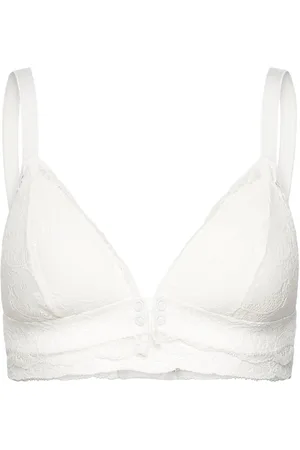 Mama;licious Mlnewzenina Lace Bra 2F A. White