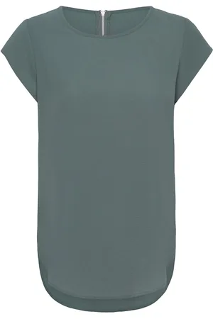 ONLY Onlvic S/S Solid Top Noos Wvn Green