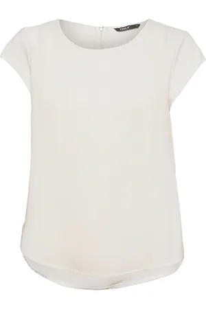 ONLY Onlvic S/S Solid Top Noos Wvn White