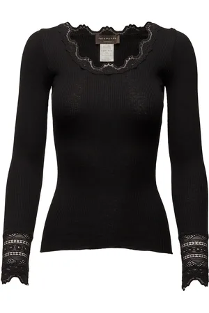 Rosemunde Rwbenita Ls O-Neck Lace T-Shirt