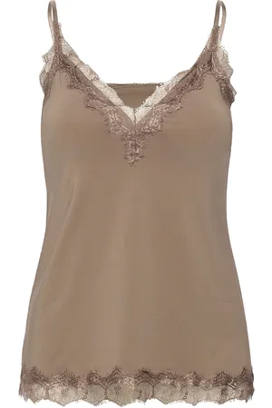 Rosemunde Rwbillie Sl Lace Strap Top Beige