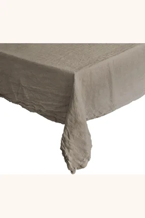 A.U Maison Table Cloth Linen Basic Washed Grey