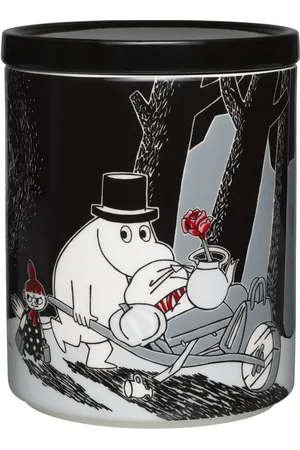 Arabia Moomin Jar 1,2L Adventure Move Ceram. Black