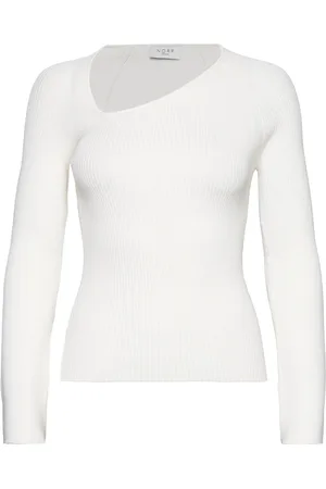 Norr Sherry Ws Knit Top White