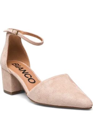 Bianco Biadevived Pump Micro Suede Beige