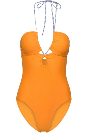 Beck Söndergaard Solid Billa Swimsuit Orange