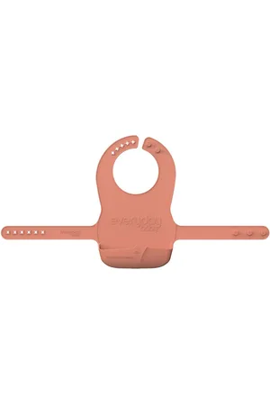 EverydayBaby Silic Bib With Belts Beige