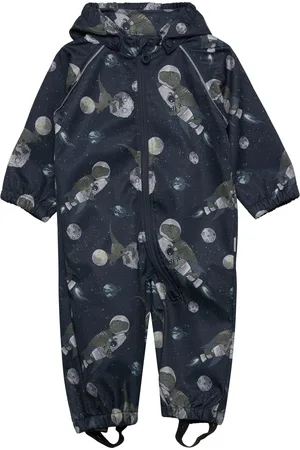 Minymo Softshell Suit Aop Navy