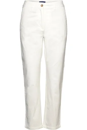 GANT Slim Chinos White